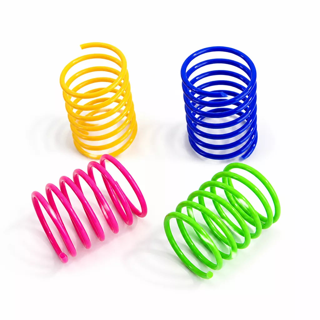 Plastic Spring Cat Toy