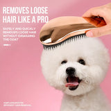 Pet Coat Grooming Brush for Small Dogs