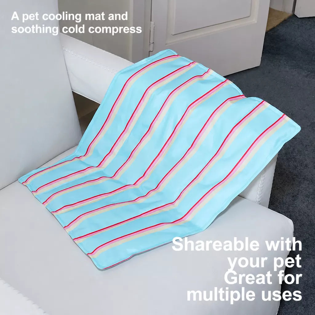 Striped Pet Mat for Dogs and Cats