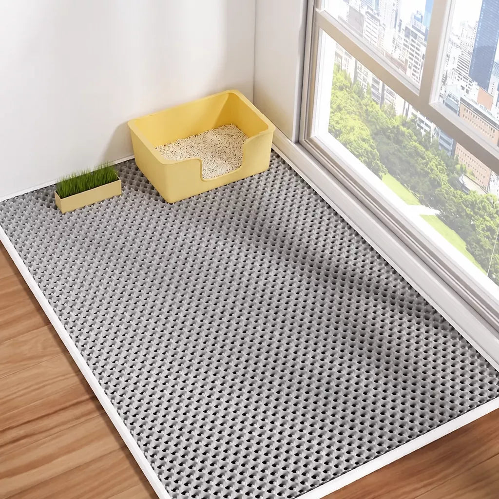 Double-Layer Cat Litter Mat