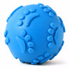 Paw Print Squeaky Ball Dog Toy