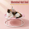 Round Elevated Pet Bed with Breathable Fabric