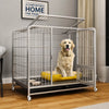Heavy-Duty Iron Dog Crate with Bottom Tray