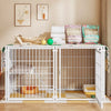 Indoor Pet Playpen with Door and Top