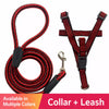 Adjustable Nylon Dog Harness and Leash Set for Everyday Walks