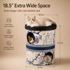 Three-Level Milk Tea Cup Cat Scratcher & Hideaway