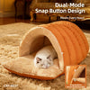 Enclosed Pet Bed for Cats and Small Dogs | Covered Nest