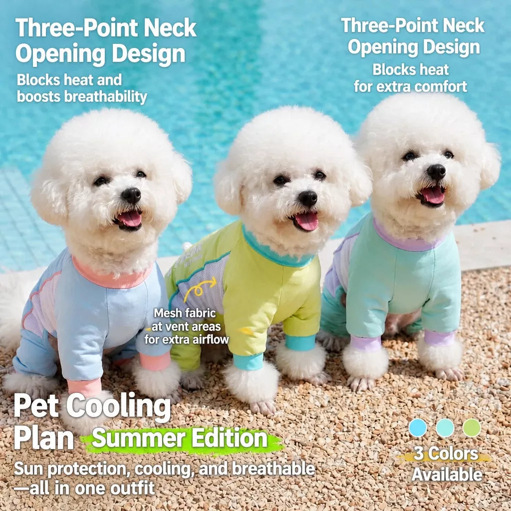 Lightweight Four-Leg Summer Dog Shirt