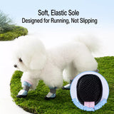 Nylon Dog Boots for Small Dogs – Soft Sole, Stay-On Design