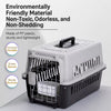 Plastic Travel Carrier for Cats and Small to Medium Dogs