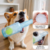 Puppy Bottle Squeaky Toy with Tennis Ball