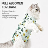 Cat Recovery Suit with Breathable Birdseye Mesh
