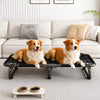 Foldable Elevated Pet Cot with Breathable Mesh