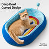 Cat Scratcher Bed with a Cozy Lounge Area