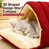 Semi-Enclosed EPE Foam Pet Bed for Cats and Dogs