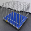 Galvanized Steel-Bar Dog Crate for Indoor or Outdoor Use