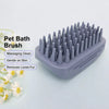 Pet Bath & Grooming Brush for Dogs and Cats