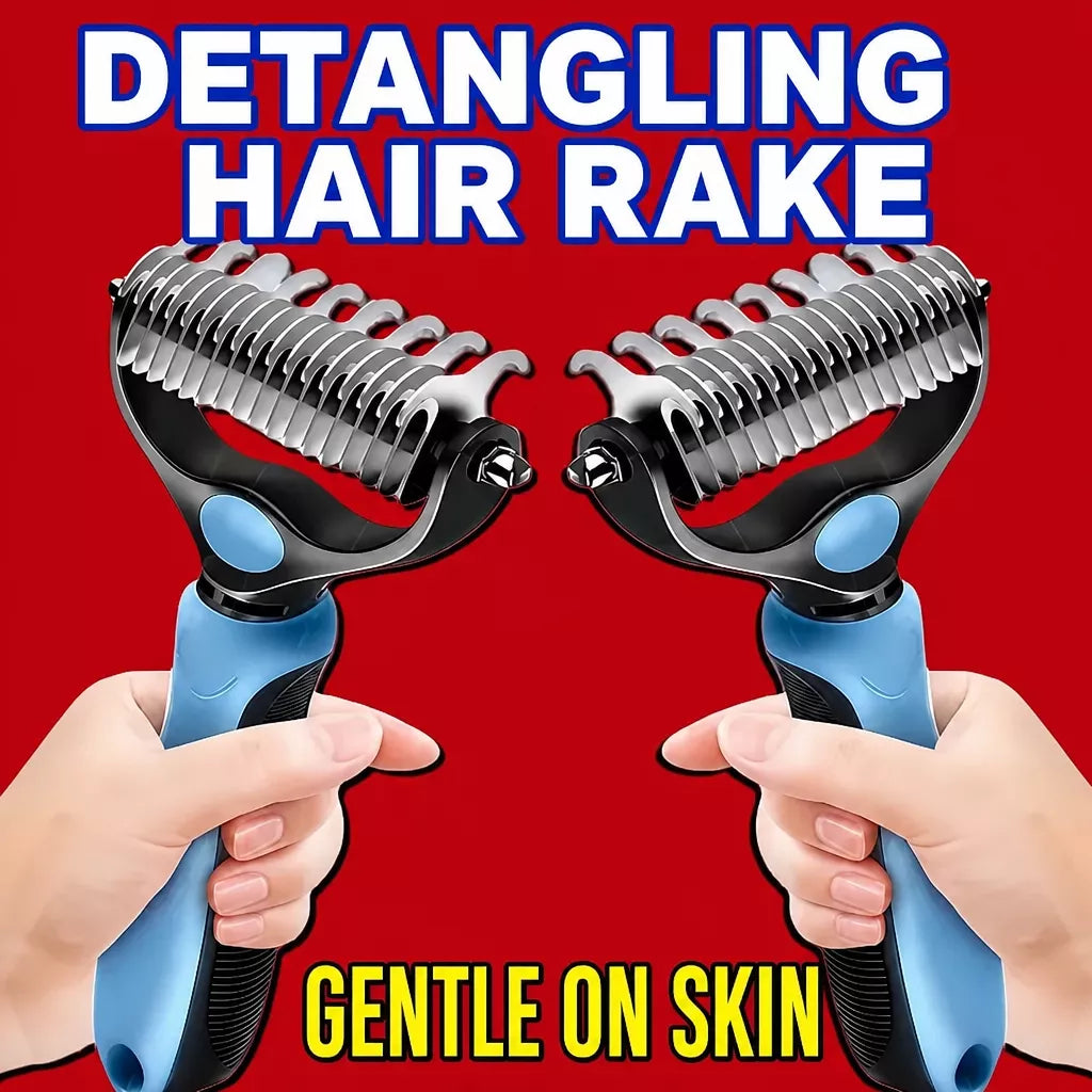 Dog & Cat Grooming Comb for Loose Fur and Tangles