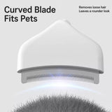 Curved-Tooth Thinning Comb for Cats and Dogs