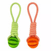 Rope Tug and Treat-Dispensing Dog Toy