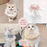 Pet Bib with Bow for Cats and Dogs