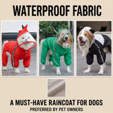 Reflective Waterproof Pet Raincoat
