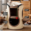 Sisal Barrel Cat Tree with Scratching Board