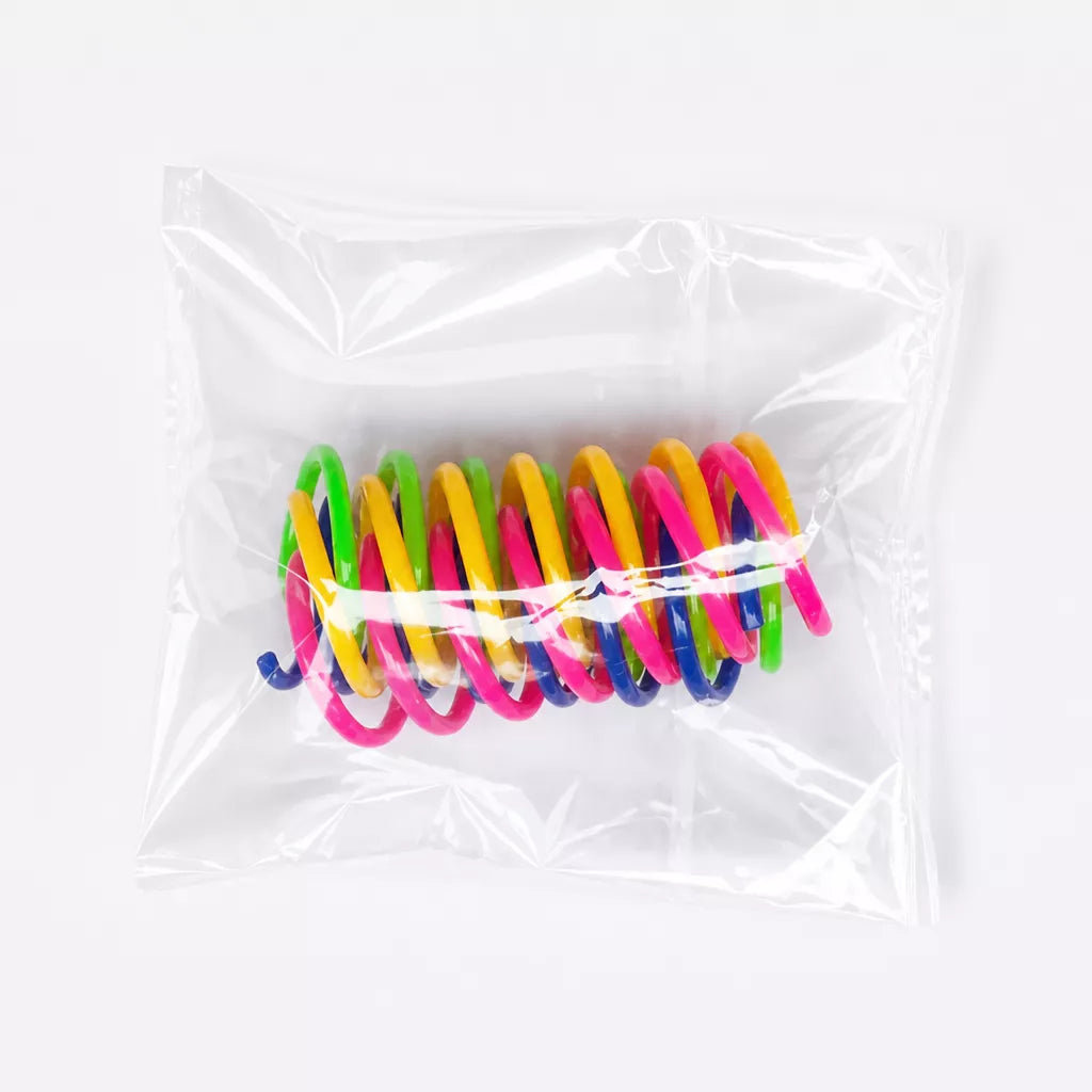 Plastic Spring Cat Toy