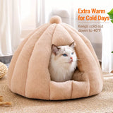 Enclosed Tent Bed for Cats and Small Dogs