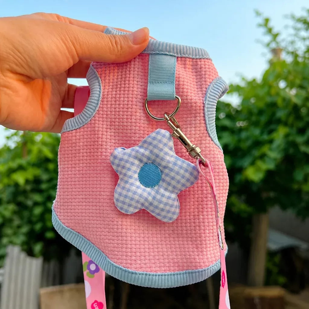 Cat & Small Dog Vest with Leash Opening