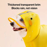 Dog Raincoat with Belly Coverage for Small to Medium Dogs