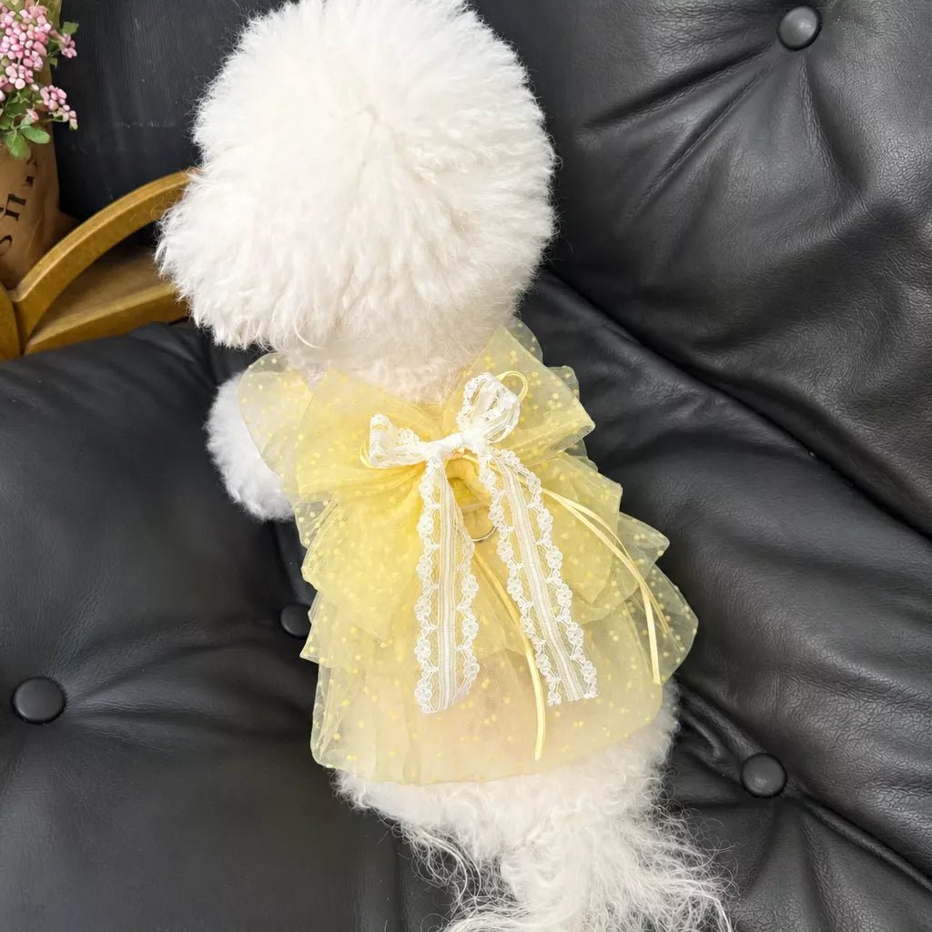 Polka Dot Pet Dress for Dogs and Cats