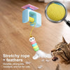 Door-Hanging Automatic Cat Teaser Toy with Retractable Movement