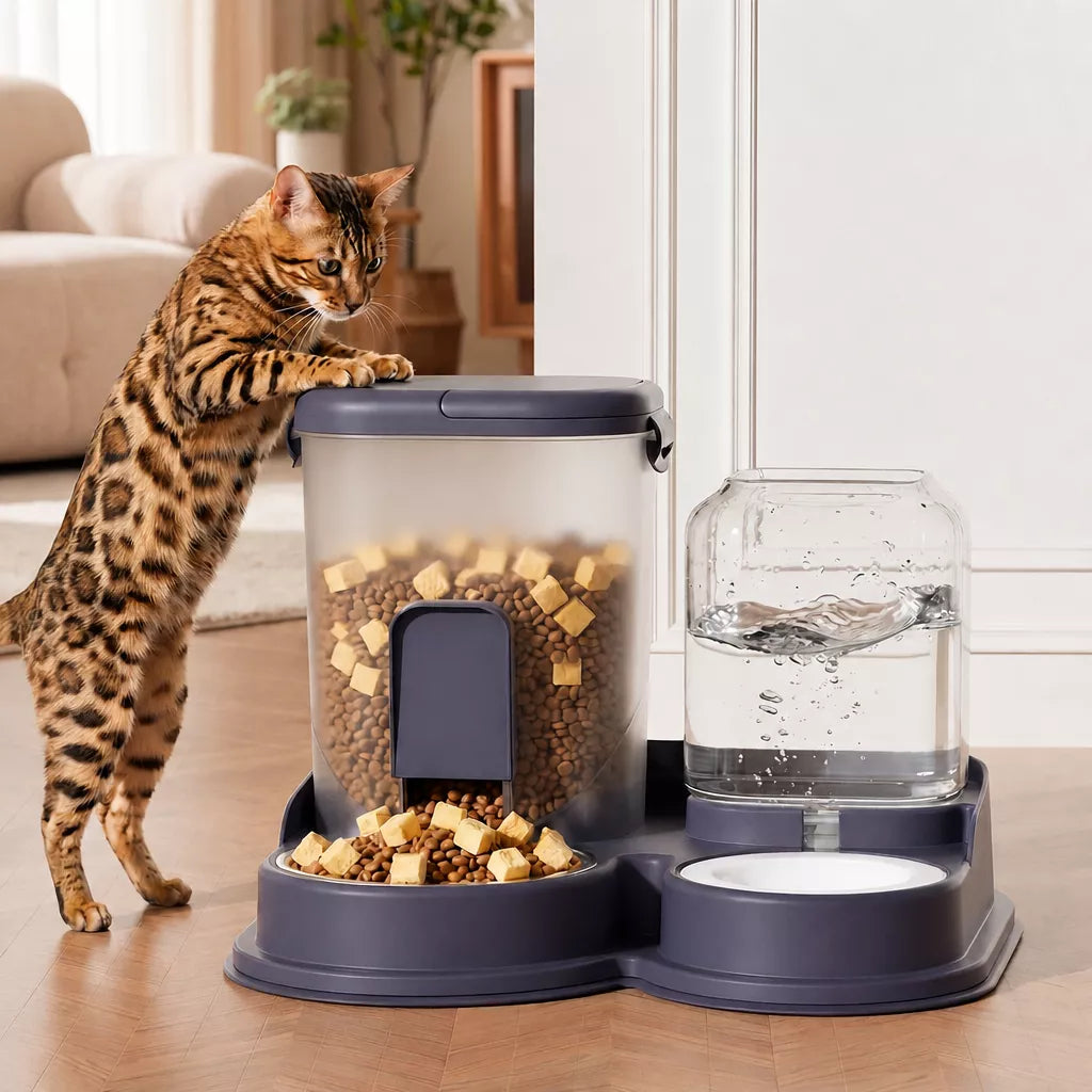 Non-Electric Pet Water Dispenser for Cats & Dogs