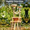 Multi-Level Cat Tree with Scratching Posts and Space Pod