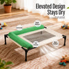 Elevated Pet Cot with Removable Washable Cover