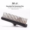 Long-Hair Dog Grooming Rake Brush for Large Breeds