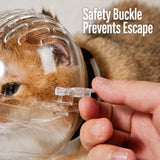 Plastic Recovery Cone for Cats During Grooming and Care