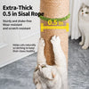 Large Round Sisal Cat Scratching Tower