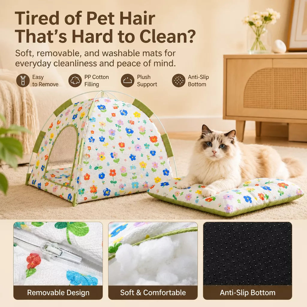 Indoor Cat & Dog Tent Bed