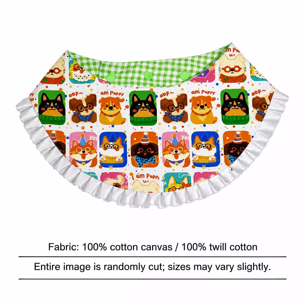 Adjustable Pet Bandana Bib for Dogs and Cats