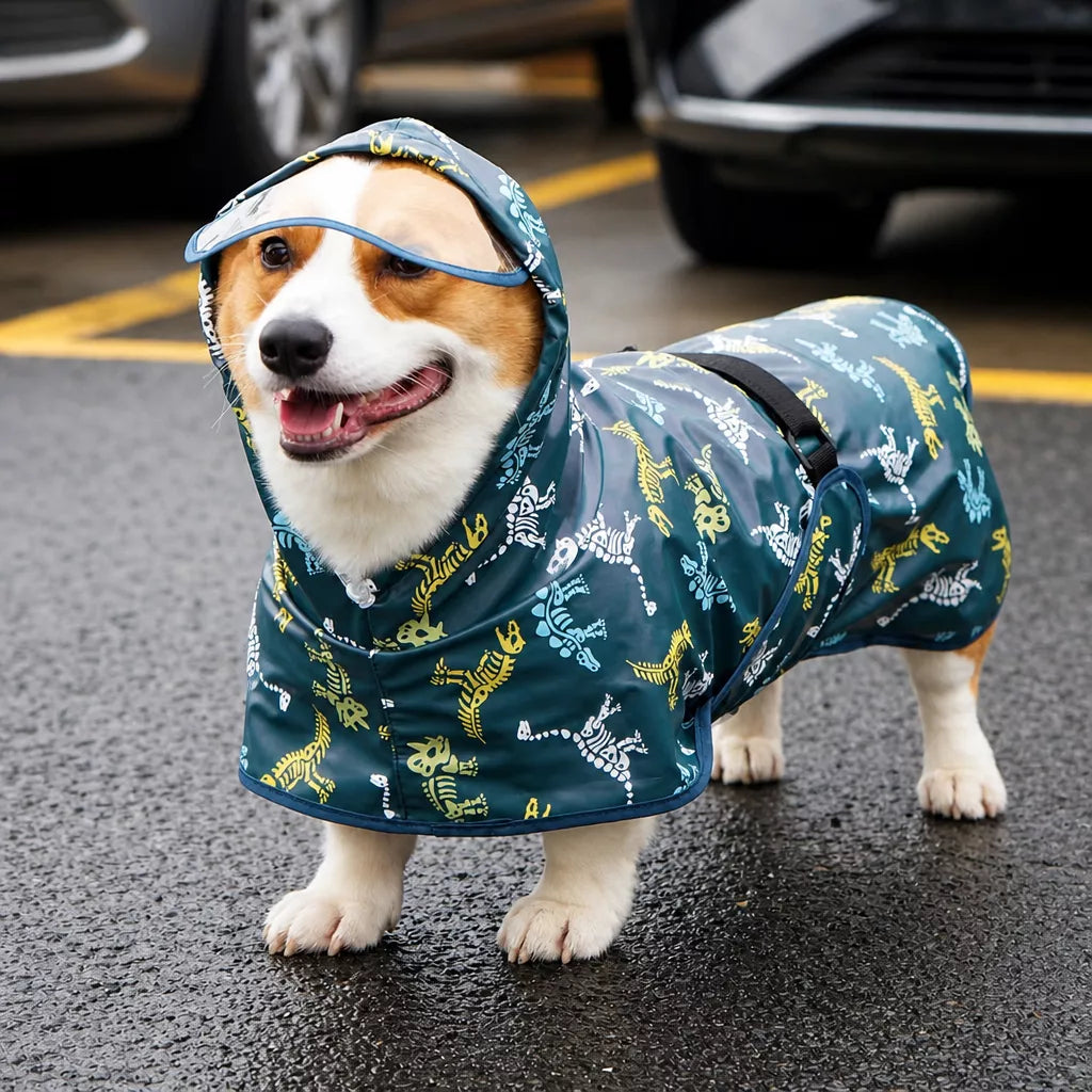 Dog Raincoat for Rainy-Day Walks