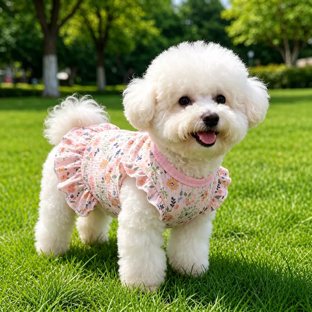 Mesh Pet Dress for Dogs and Cats