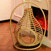 Hanging Rattan Pet Basket Bed for Pets Up to 22 lb
