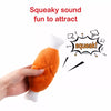 Squeaky Plush Chicken Leg Toy for Small Dogs