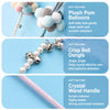 5-Piece Feather Cat Toy Set with Bells