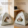 Washable Indoor Pet Tent Bed for Cats & Dogs