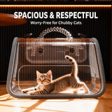 Breathable Pet Carrier Backpack with Handheld Carry Option