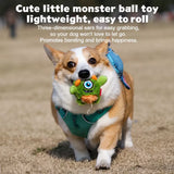 Monster Dragon Egg Squeaky Plush Dog Toy for Small & Medium Dogs