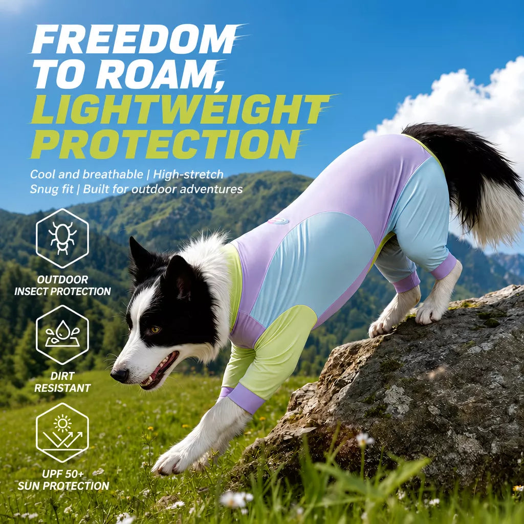 Lightweight Four-Leg Dog Shirt for Summer